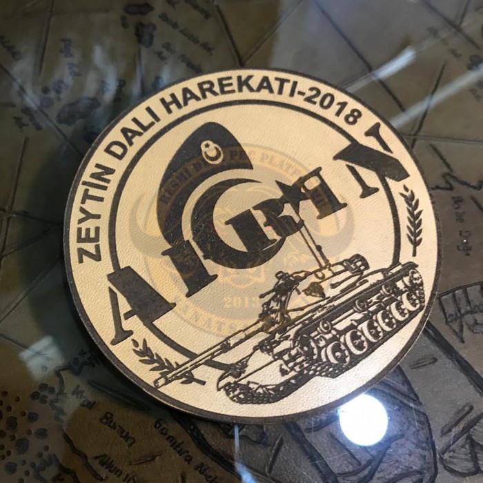 AFRİN M60A3 TANK AFRİN YAZISI ÇAP 8.5