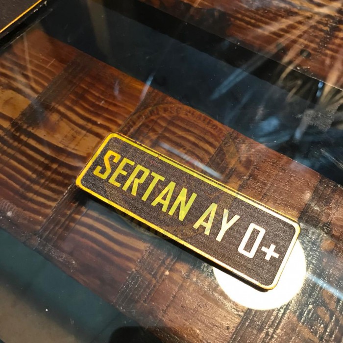 SOYİSİMLİK 3X9 SİYAH