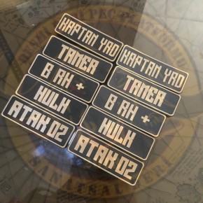 ATAK AIRSOFT İSİMLİK RÜTBE İSİM PEÇ