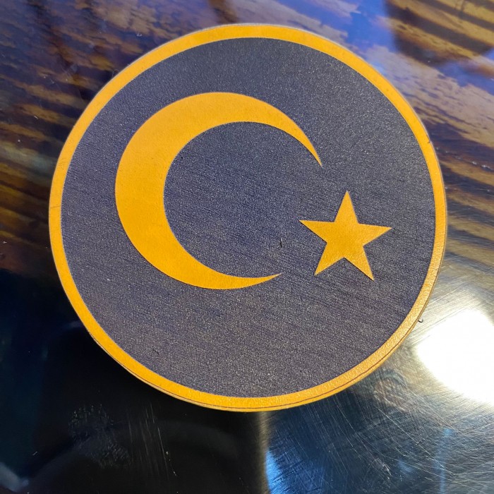 BAYRAK ÇAP 7 SARI SİYAH