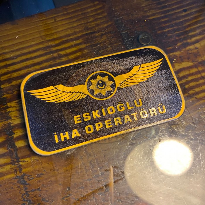 EGM IHA OPERATÖRÜ İSİMLİK PEÇ 5x10