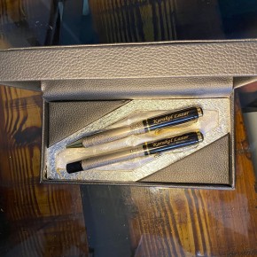 METAL ALTIN VARAKLI MEVLANA KALEM SET