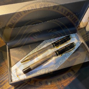 METAL ALTIN VARAKLI MEVLANA KALEM SET